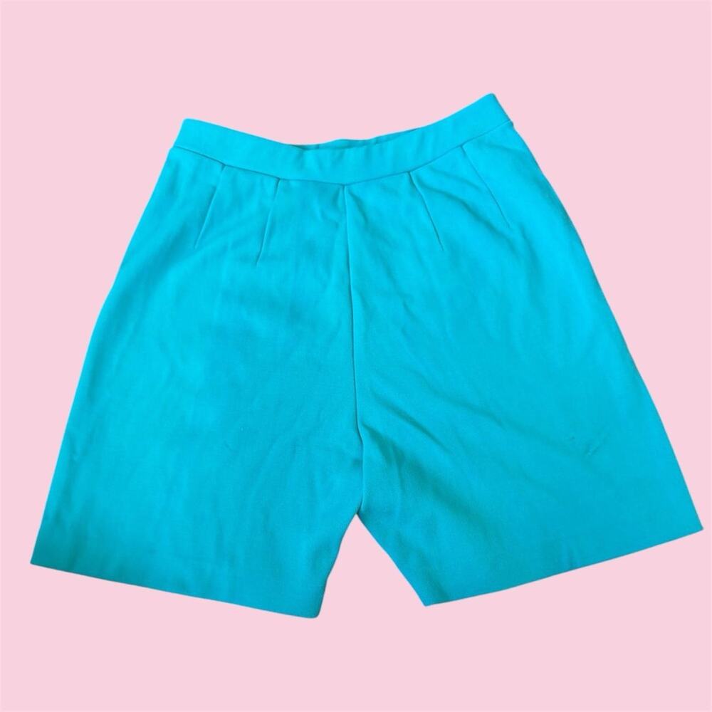 Vintage Lady Perth 100% Nylon teal shorts from the 60s